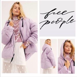 Free People * Hailey Hooded Oversized Puffer Coat